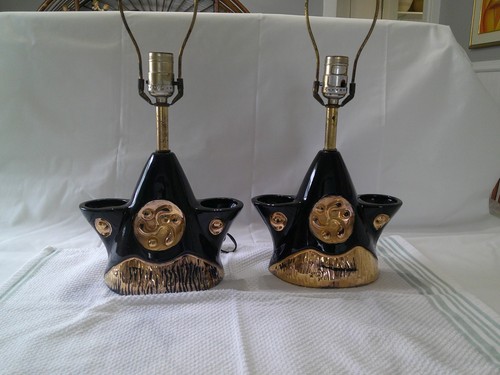 Vtg mcm black gold - pr, &